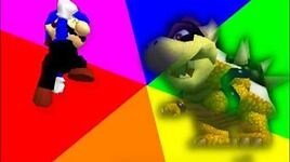 Super mario 64 bloopers two evil friends.