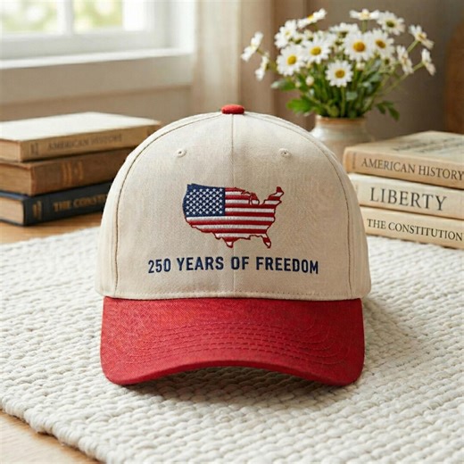 Embroidered 250 Years of Freedom Hat USA Anniversary Hat Freedom Cap American 250 4th of July Hat Cap - Etsy
