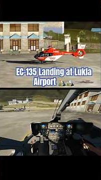 🚁 EC-135 Helicopter Epic Mountain Landing at Lukla Airport | Aerofly FS FlightSimulator