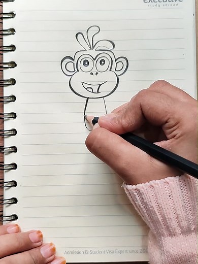 Cómo dibujar al mono de Dora la Exploradora