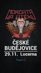 Č. Budějce 29.11. #morcatanauteku #mnu #hlavy #koncert #fo3 | Morčata na útěku