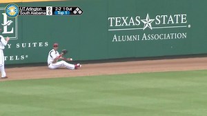 100K views · 551 reactions | That's a #SCTop10 and #WebGem nominee from South Alabama Jaguars CF Cole Billingsley! #FunBelt NCAA Baseball | Sun Belt Conference | Facebook