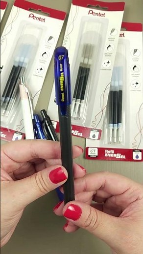 Como trocar o refil da caneta Pentel EnerGel