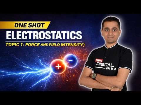 Electrostatics in ONE SHOT ⚡ | Electrostatics Force and Field in 50 Minutes | JEE/NEET 2026