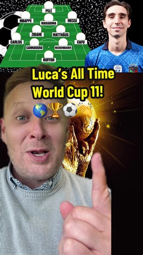 Luca’s All Time World Cup 11 — Best World Cup XI