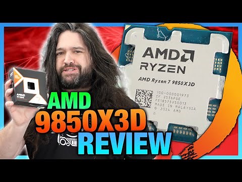 AMD Ryzen 7 9850X3D CPU Review & Benchmarks | Gaming, Power, & Thermals, ft. DDR5-4800