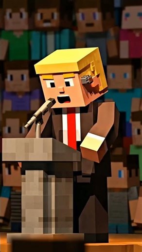 What If Donald Trump Gets Shot at Rally in Minecraft
