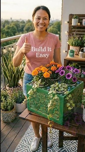 Brilliant Cardboard Box & Concrete Garden Hack! 🌸