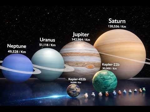 Solar System vs Alien Planets | Real Size Comparison 2026 (Mind-Blowing 4K 3D)