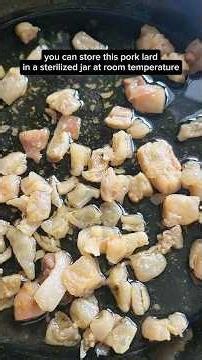 How To Make Pork Lard and Beef Tallow At Home