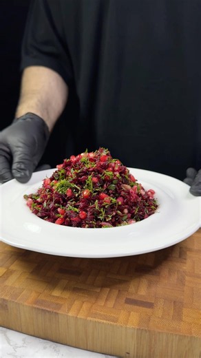 سلطه الشمندر والرمان 🥗