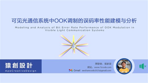 基于Matlab可见光通信系统中OOK调制的误码率性能建模与分析