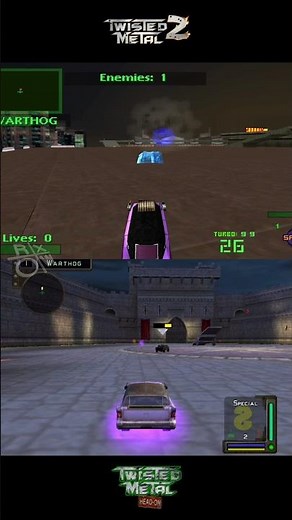 Shadow Comparison - Twisted Metal: Head-On vs Twisted Metal 2