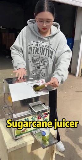 How to Use a Sugar Cane Juice Making Machine