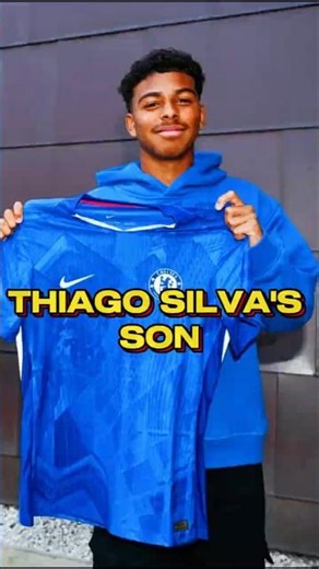 Thiago Silva's Son Secured His Future at Chelsea 🔥 #shorts #football
