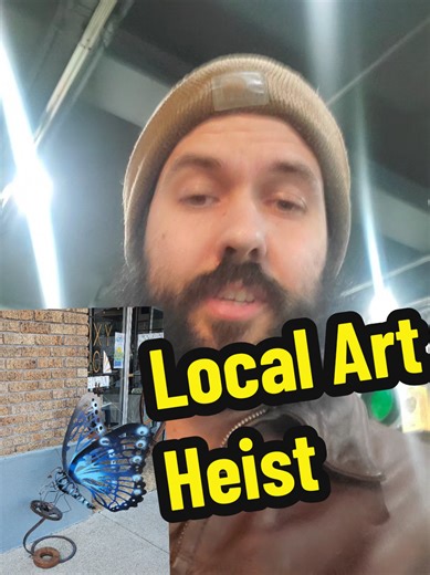 Literally stolen from in front of my business 🙃 #art #crime #tricities #shoplocal #Kennewick