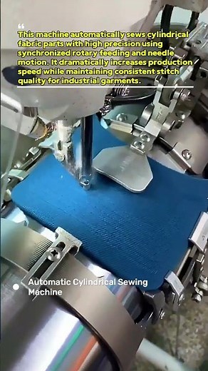 High Speed Automated Sleeve Sewing Machine Pro #SmartManufacturing #GarmentTechnology #usa