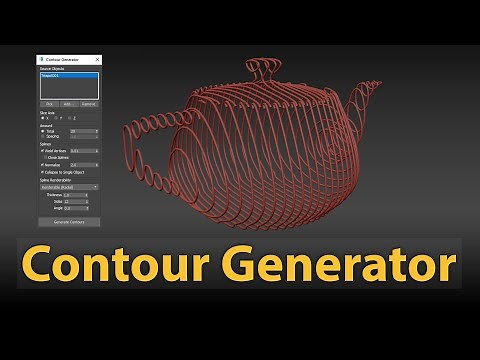 Contour Generator | 3dsMax Script