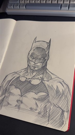 Sketching Batman #art #artist #sketch #sktches #sketching