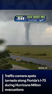 46K views · 2.2K reactions | TRACKING HURRICANE MILTON: Traffic camera captures tornado in Broward County as Hurricane Milton approaches Florida’s west coast. #hurricanemilton #milton #hurricane #severeweather #fox29philly #fox29news #florida | FOX 29 | Facebook
