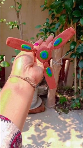 easy and simple superclay art || miniature ceiling fan ☢️making#art#clay #youtube #shorts#sweety#yt