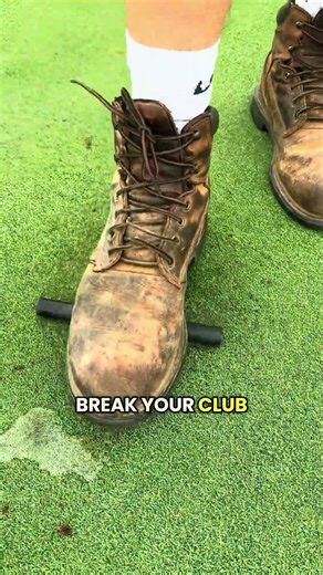 Golfers need to control there anger fr😤 #golf #golftips #golfadvice #diy #lawncare #trending #fix