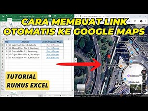 How to Create an Automatic Link to Google Maps in Excel Based on an Address
