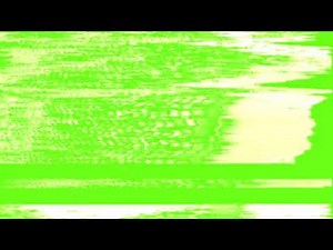 VHS Static green screen