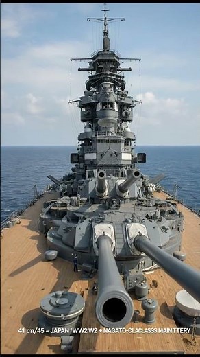 Nagato Class 41cm Guns — Japan’s Pre Yamato Battleship Artillery WW2 Visual Archive
