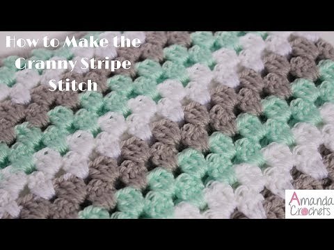 How to Make the Granny Stripe (Crochet 101 Series)