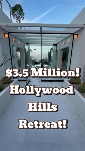 🏡 $3.5 Million Hollywood Hills Retreat! 📌 8896 Lookout Mountain Ave, Los Angeles, CA 90046 💰Listed at: $3,495,000 📝 Built 2005 / 3 Beds / 4 Baths / 3,405sqft / 9,634sqft lot 👋 For Showings or Status Updates Contact Me: ⁠ 📱@davidivkovic ☎️ (310)926-1955 💌 david@davidivkovic.com . . Listed by: Monica Barragan with Sotheby’s International Realty #hollywoodhills #losangeles #luxuryrealestate #housetour #celebrity