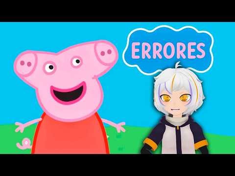 THE FUNNIEST MISTAKES IN PEPPA PIG | ChuyMine REACTS to mangoarco