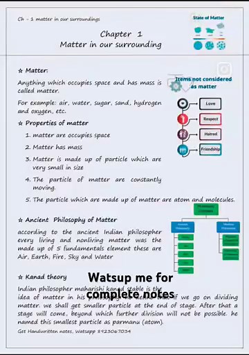 class 9th chapter 1 | matter in surroundings | Chemistry notes | #farhanphysics