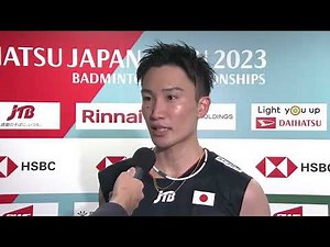 【1回戦インタビュー】桃田賢斗選手｜バドミントン ジャパンオープン2023#badminton