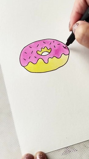 How to Spell Doughnut - Easy Drawing Tutorial