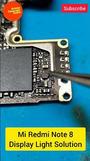 Mi Redmi Note 8 | Display Light Problem Solution | Prime Telecom | #shorts