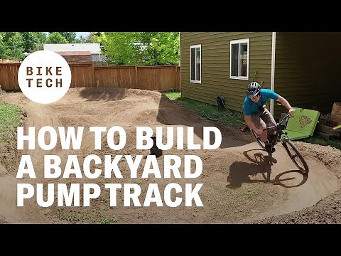 How to build a backyard pump track