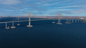 Maryland Gov. Wes Moore unveils new design for Francis Scott Key Bridge