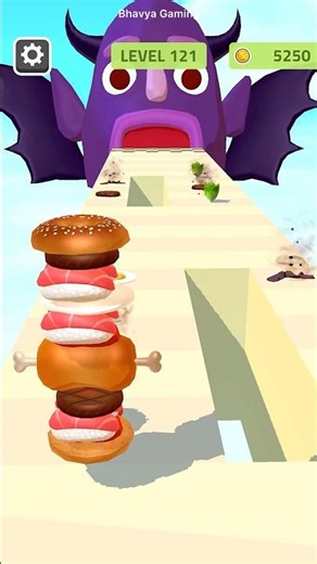 Sandwich Runner Level 121 Gameplay | #Shorts