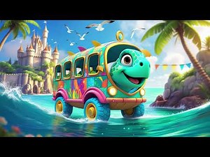 Wheels on the Sea Turtle Bus to Castle Cove | Kids Songs & Nursery Rhymes 🐢🚌🌊