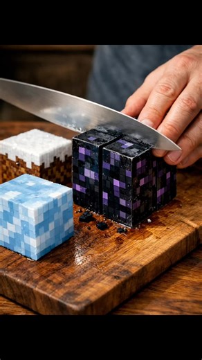 ASMR Minecraft Block Cutting Sounds for Relaxation