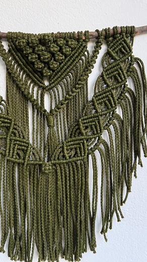 La Quinta en Casa - Cursos Online de Macramé | Tapiz Olivia🫒 Nuevo tutorial de Tapiz de Macramé listo para que tejas todo el finde💪🏼 hecho con cordón de polipropileno de @ardur.macrame... | Instagram