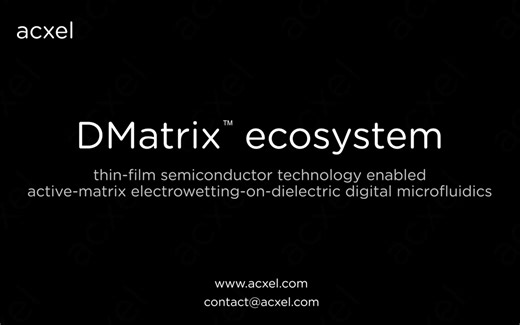 DMatrix™ ecosystem, Redefining Laboratory Automation with a true "Lab-on a-Chip"