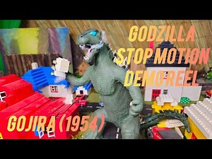 Legendary Godzilla Stop Motion Animation - Kaiju Gojira Demo Reel