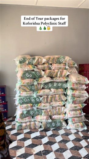 Bronya aba. Staff end of year package #admin #christmas #hospital #fyp #ghanatiktok🇬🇭