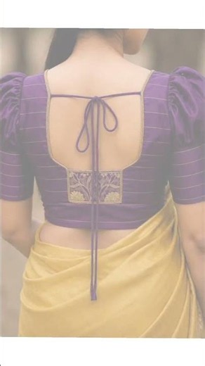 💕boutique style matching blouse designs/latest blouse design Ideas/trending Blouse neck with sleeves