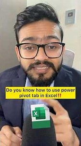 How to Use Power Pivot in Excel | Excel Amazing Trick #excel #exceltips #shorts