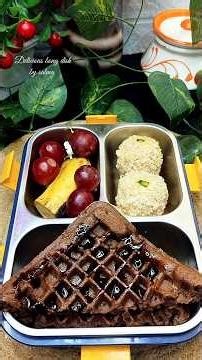 biscuit waffle recipe||tiffin recipe||School tiffin Idea||lunch box recipe