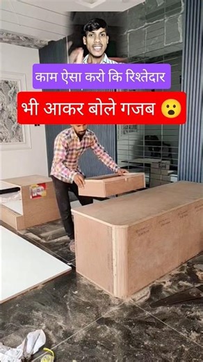 New Counter Table Design | Modern Work Furniture Idea #shorts #furniture #workspace