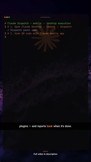 Claude Dispatch: Text Claude From Your Phone, It Works on Your Desktop